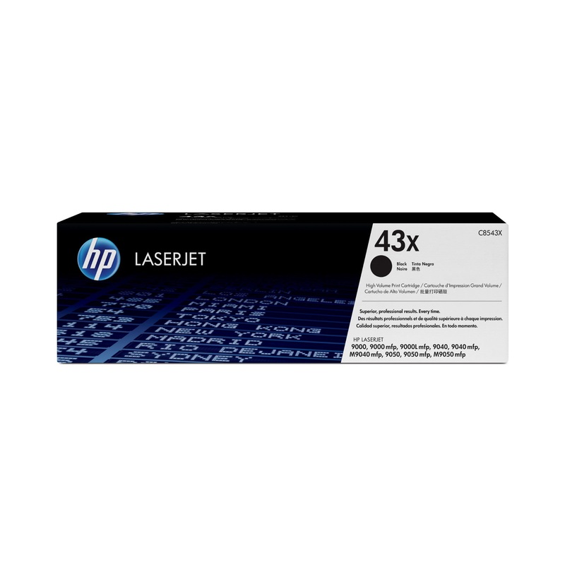 HP C8543X/43X Toner cartridge black high-capacity, 30K pages ISO/IEC 19752 for Canon LBP-5060/Troy 9000