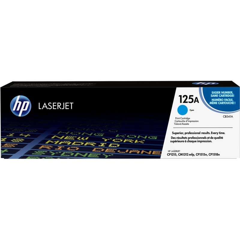 HP CB541A/125A Toner cartridge cyan, 1.4K pages ISO/IEC 19798 for HP CLJ CP 1210