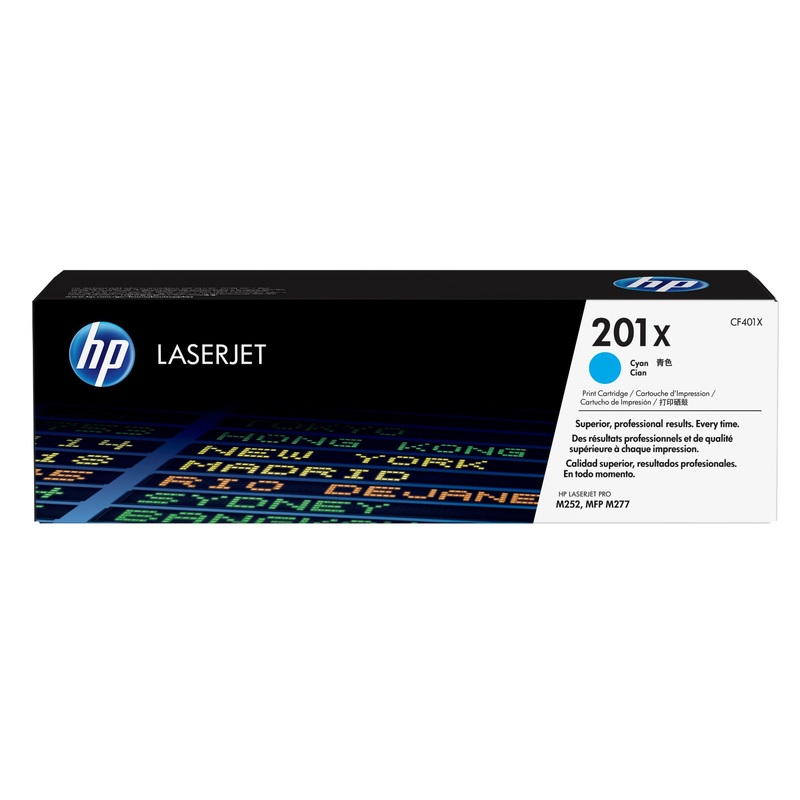 HP CF401X/201X Toner cartridge cyan, 2.3K pages ISO/IEC 19752 for HP Pro M 252