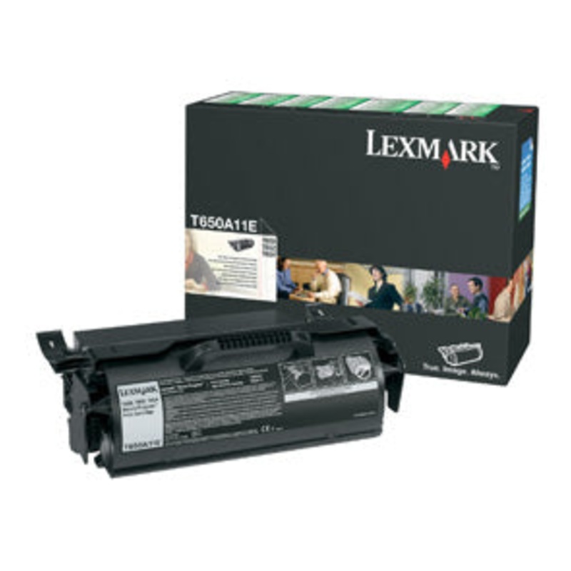 Lexmark T650A11E Toner cartridge black return program, 7K pages ISO/IEC 19752 for Lexmark T 650/654