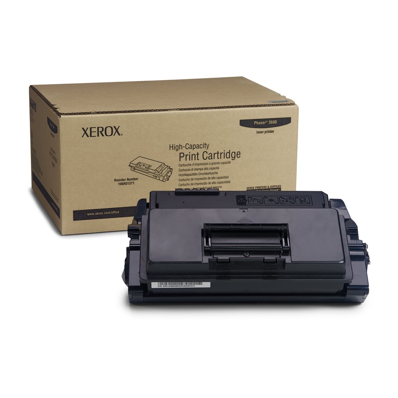 Xerox 106R01371 Toner cartridge black high-capacity, 14K pages ISO/IEC 19752 for Xerox Phaser 3600