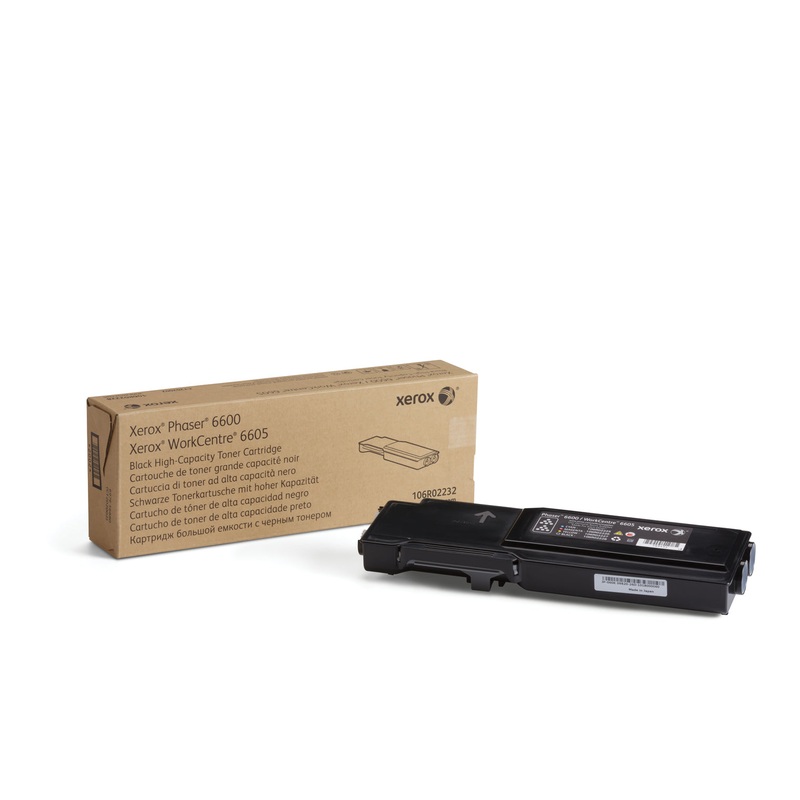 Xerox 106R02232 Toner-kit black high-capacity, 8K pages ISO/IEC 19752 for Xerox Phaser 6600