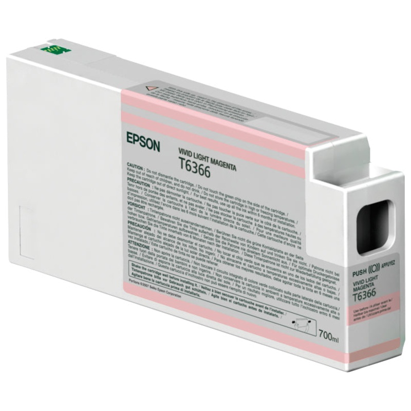 Epson C13T636600/T6366 Ink cartridge light magenta 700ml for Epson Stylus Pro WT 7900/7890/7900