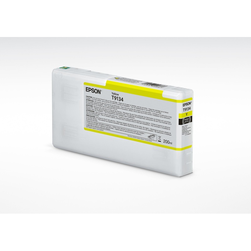 Epson C13T913400/T9134 Ink cartridge yellow 200ml for Epson SC-P 5000/V