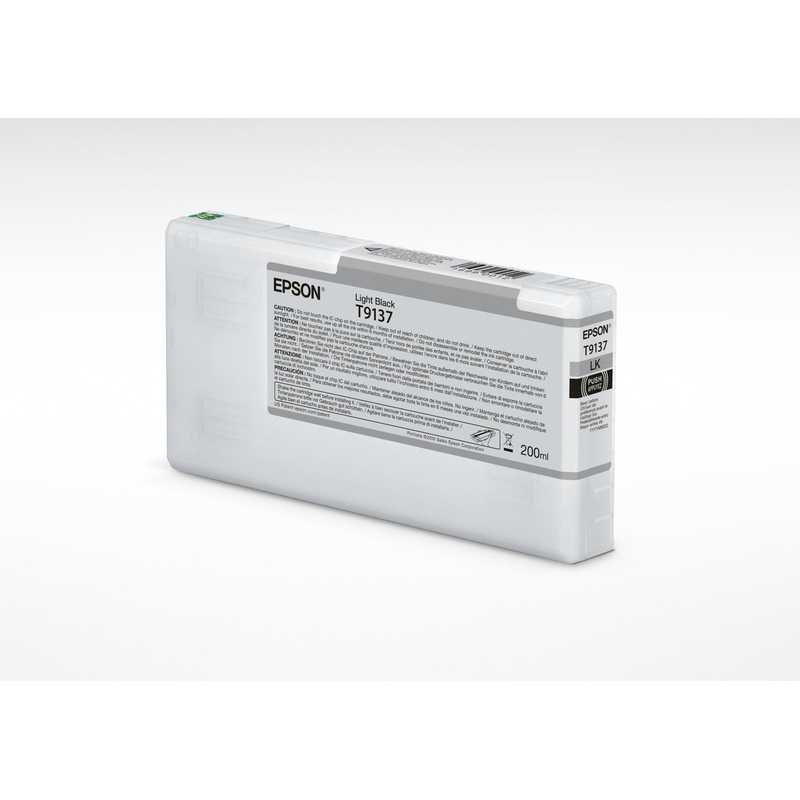 Epson C13T913700/T9137 Ink cartridge light black 200ml for Epson SC-P 5000/V