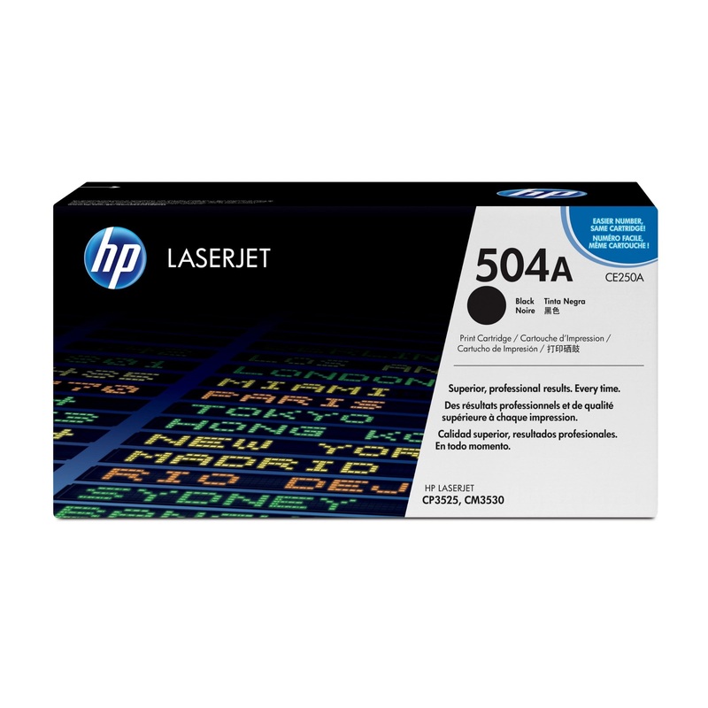 HP CE250A/504A Toner cartridge black, 5K pages ISO/IEC 19798 for HP CLJ CP 3525