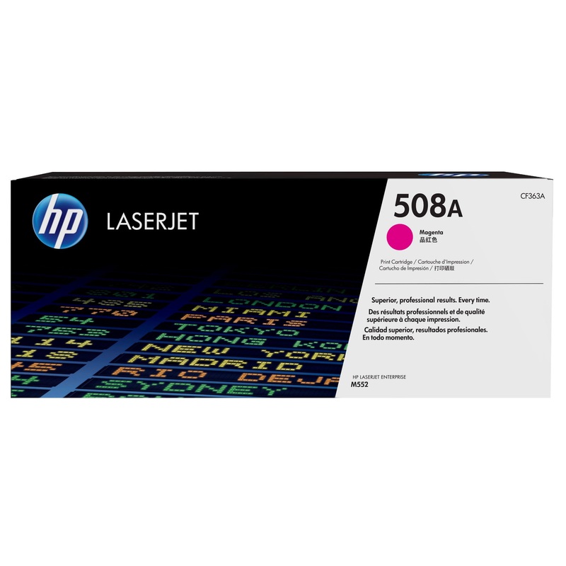HP CF363A/508A Toner cartridge magenta, 5K pages ISO/IEC 19798 for HP CLJ M 552