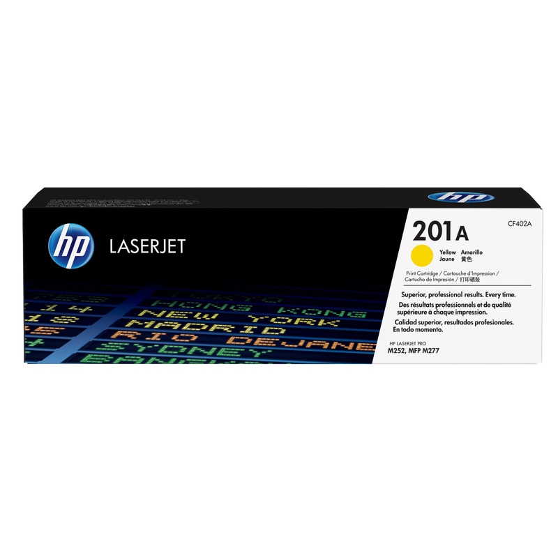 HP CF402A/201A Toner cartridge yellow, 1.33K pages ISO/IEC 19752 for HP Pro M 252