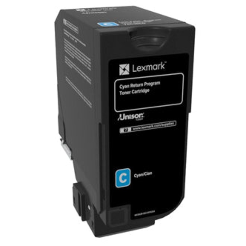Lexmark 74C20C0 Toner-kit cyan return program, 3K pages ISO/IEC 19798 for Lexmark CS 720/725/CX 725