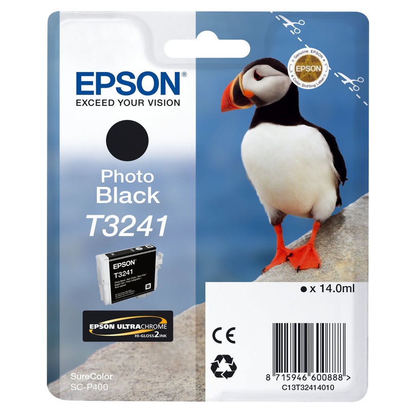 Epson C13T32414010/T3241 Ink cartridge black, 4.2K pages 14ml for Epson SC-P 400