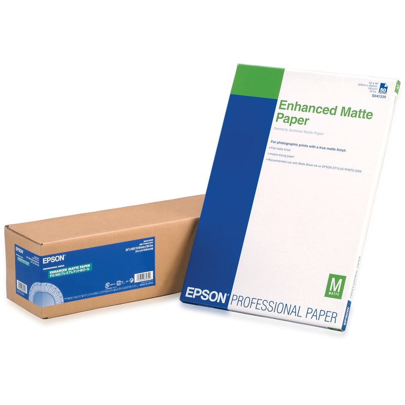 Epson Enhanced Matte Paper, 24" x 30,5 m, 189g/m