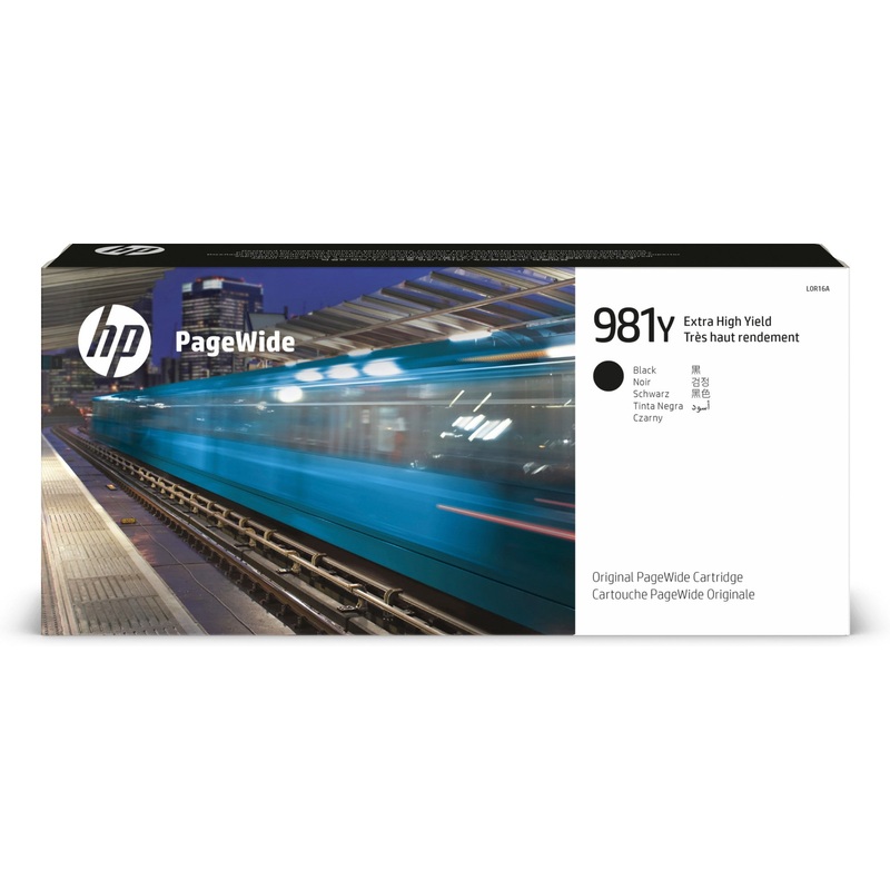 HP L0R16A/981Y Ink cartridge black, 20K pages ISO/IEC 19798 345ml for HP PageWide E 58650/556