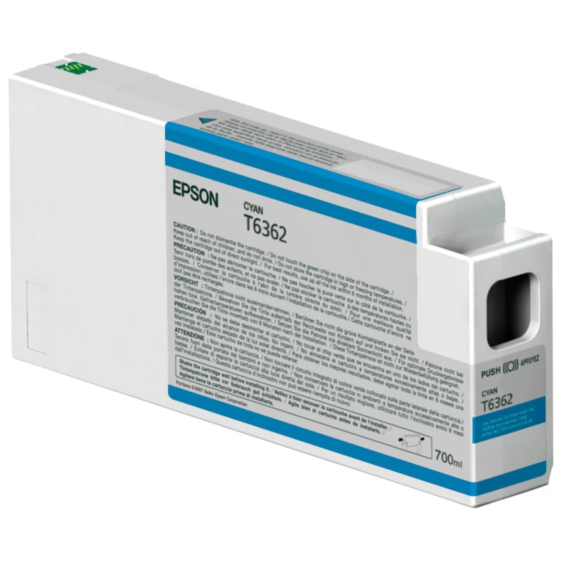 Epson C13T636200/T6362 Ink cartridge cyan 700ml for Epson Stylus Pro WT 7900/7700/7890/7900