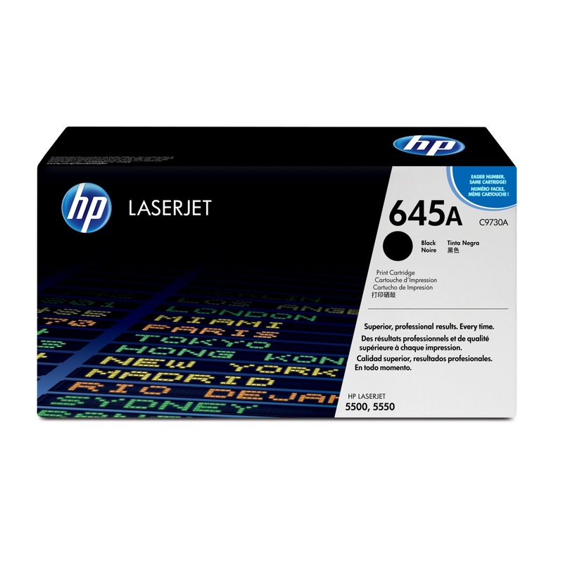HP C9730A/645A Toner cartridge black, 13K pages/5% for Canon LBP-86