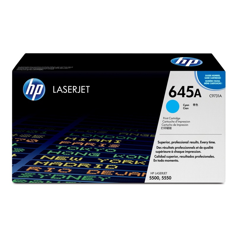 HP C9731A/645A Toner cartridge cyan, 12K pages/5% for Canon LBP-86