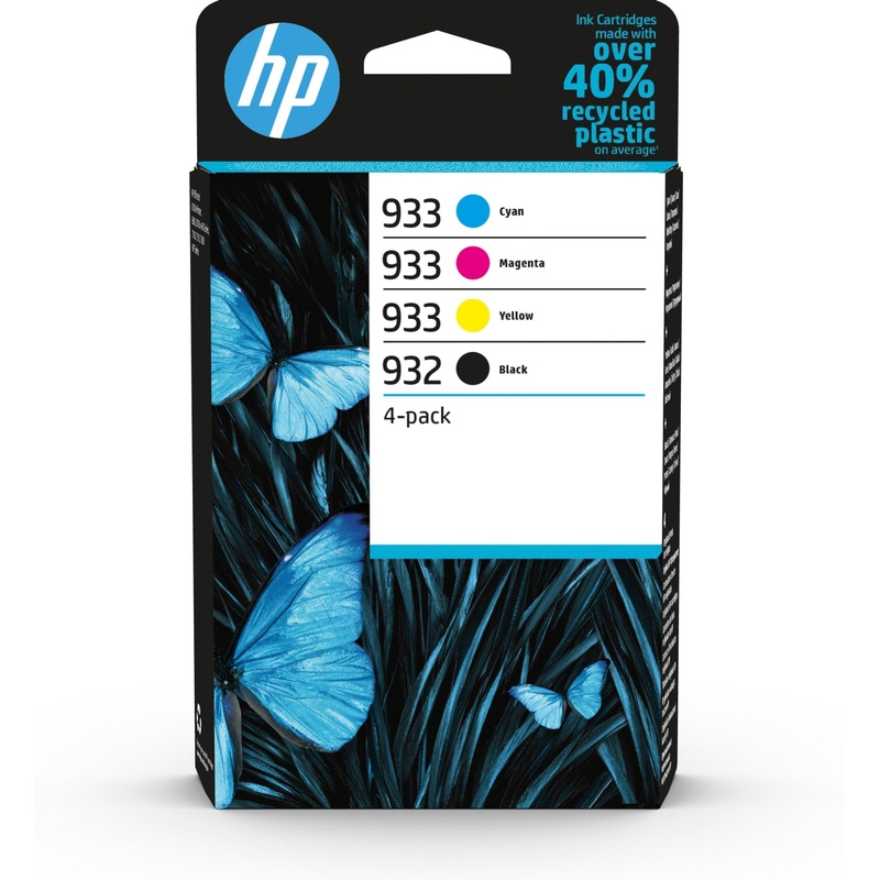 HP 6ZC71AE/932/933 Ink cartridge multi pack Bk,C,M,Y 8,5ml + 3x4ml Pack=4 for HP OfficeJet 6100/7510/7610