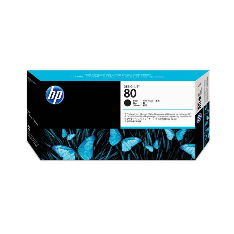 HP C4820A/80 Printhead black, 2.5K pages ISO/IEC 19752 17ml for C.Itoh VP 2020/HP DesignJet 1050 C