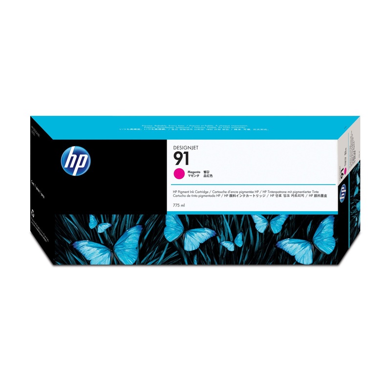 HP C9468A/91 Ink cartridge magenta 775ml for HP DesignJet Z 6100