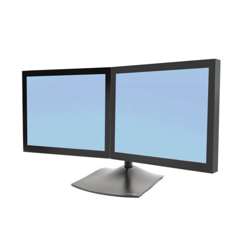 Ergotron DS Series DS100 Dual Monitor Desk Stand, Horizontal 61 cm (24") Black