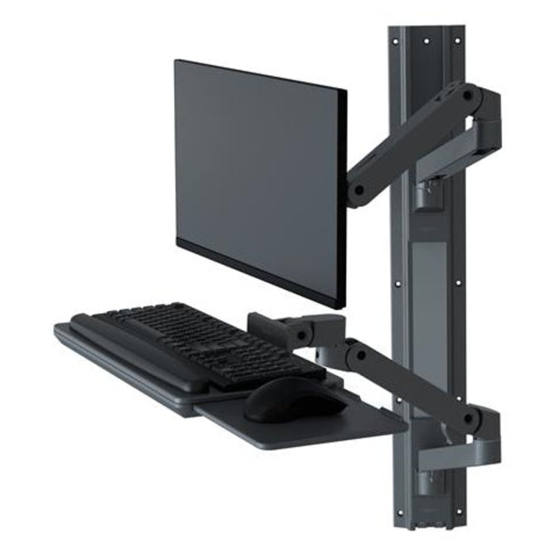 Ergotron LX Series 45-696-293 monitor mount / stand 86.4 cm (34") Wall Dark Grey