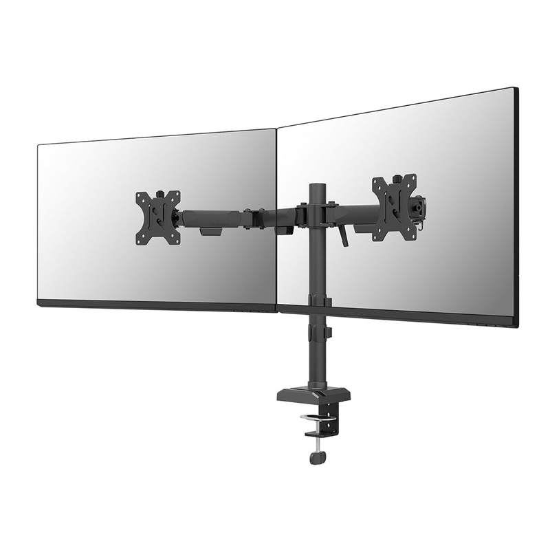 Neomounts DS60-600BL2 Monitor arm 10-32" - Quick-fix - 180-stop