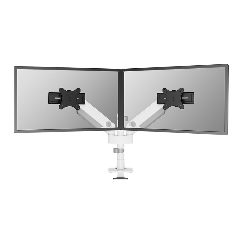 Neomounts DS65S-950WH2 Monitor arm 24-34" - gas spring - Topfix - multi-adjustable - 180-stop