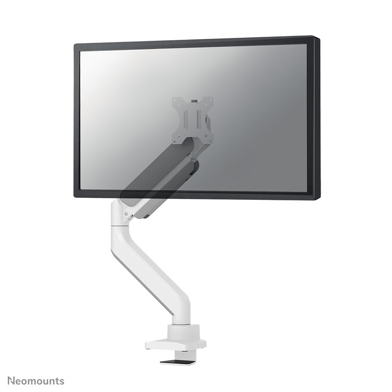 Neomounts DS70-450WH1 Monitor arm 17-42" - gas spring - Topfix - 180-stop