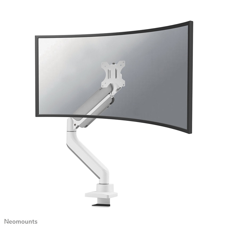 Neomounts DS70PLUS-450WH1 Monitor arm 17-49" - gas spring - Topfix - 180-stop