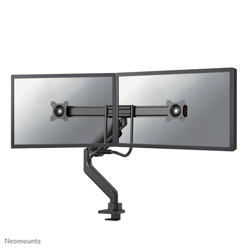 Neomounts DS75-450BL2 Monitor arm 17-32" - gas spring - Topfix - 180-stop