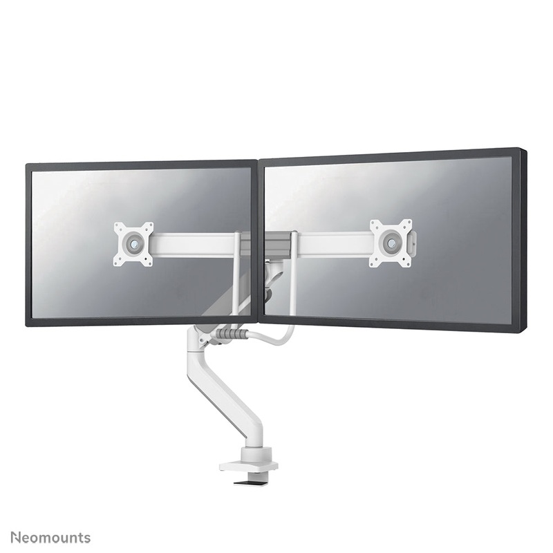 Neomounts DS75-450WH2 Monitor arm 17-32" - gas spring - Topfix - 180-stop