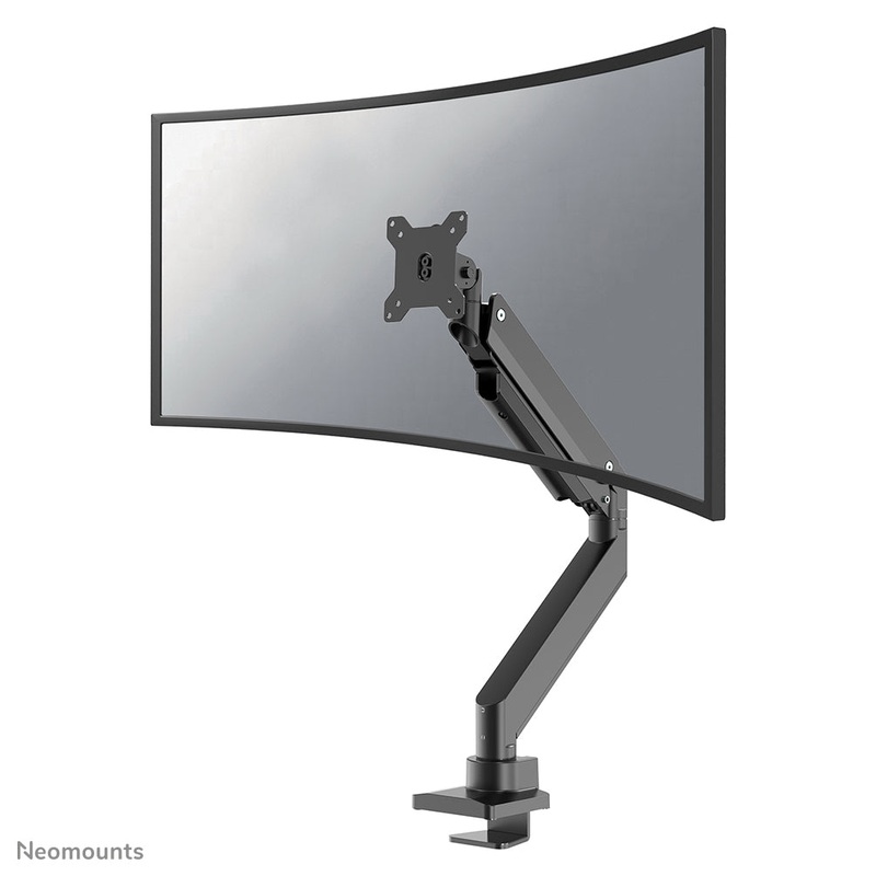 Neomounts NM-D775BLACKPLUS Monitor arm 10-49" - gas spring - Topfix - 180-stop
