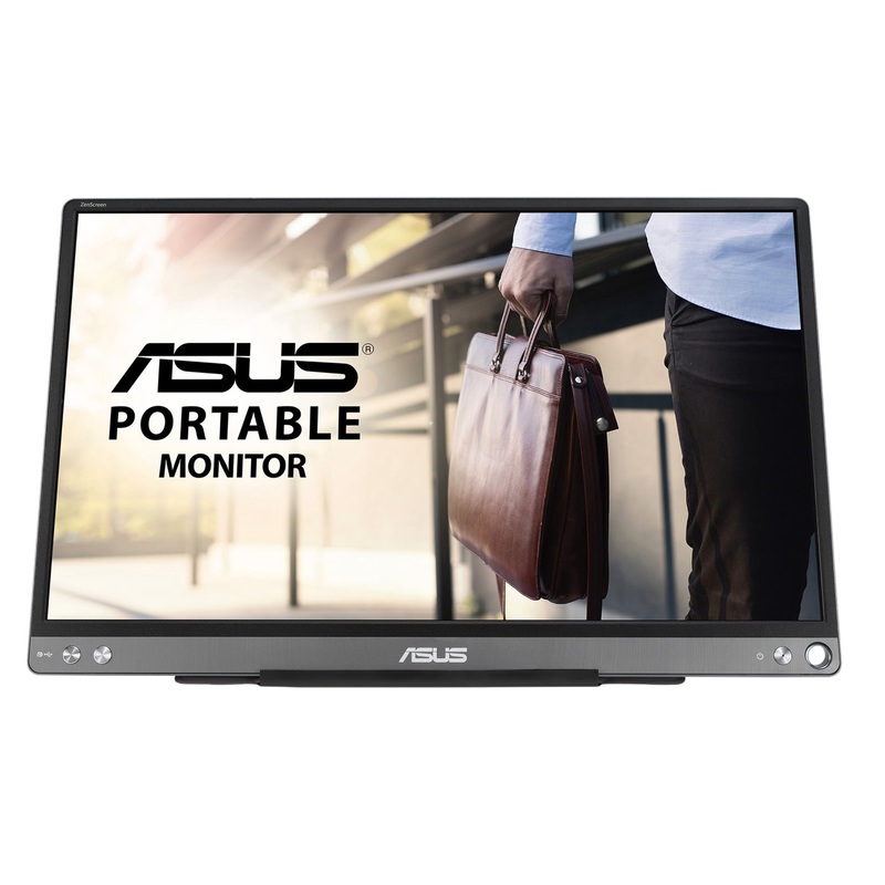 ASUS ZenScreen MB16ACE LED display 39.6 cm (15.6") 1920 x 1080 pixels Full HD Grey