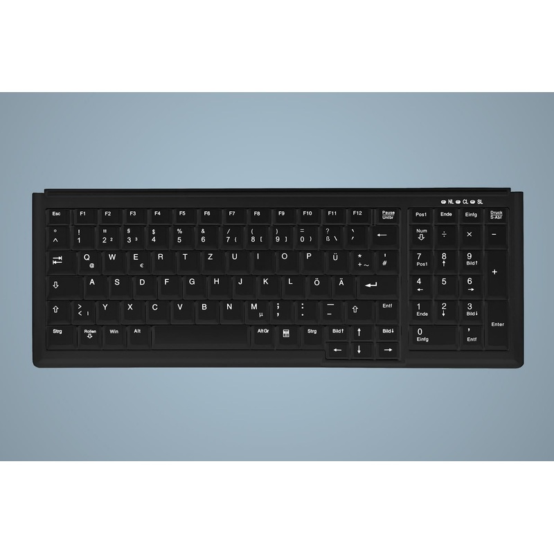 Active Key -7000 keyboard Industrial PS/2 QWERTY UK English Black