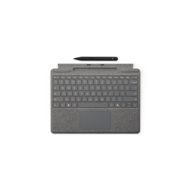Microsoft Surface Pro Keyboard with Slim Pen for Business QWERTZ German Microsoft Cover port Platinum