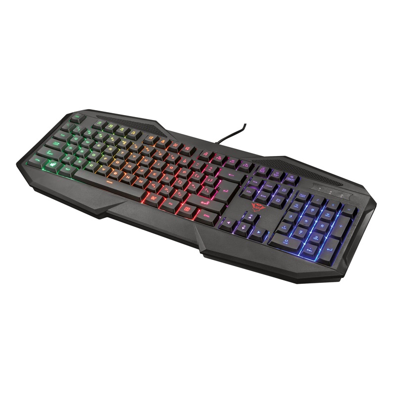 Trust GXT 830-RW Avonn keyboard Gaming USB German Black
