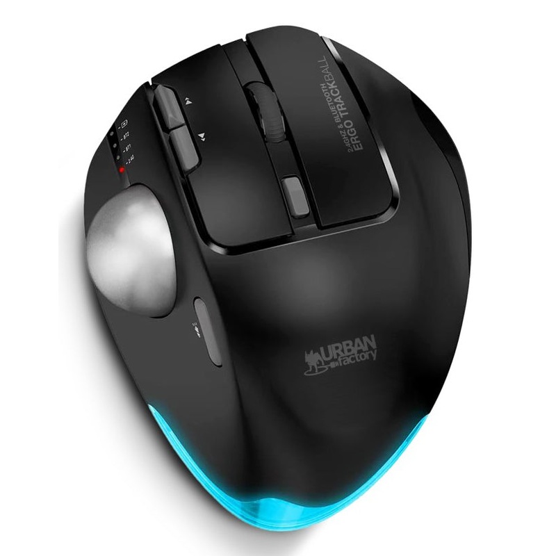 Urban Factory EMT01UF mouse Office Right-hand RF Wireless + Bluetooth 4800 DPI