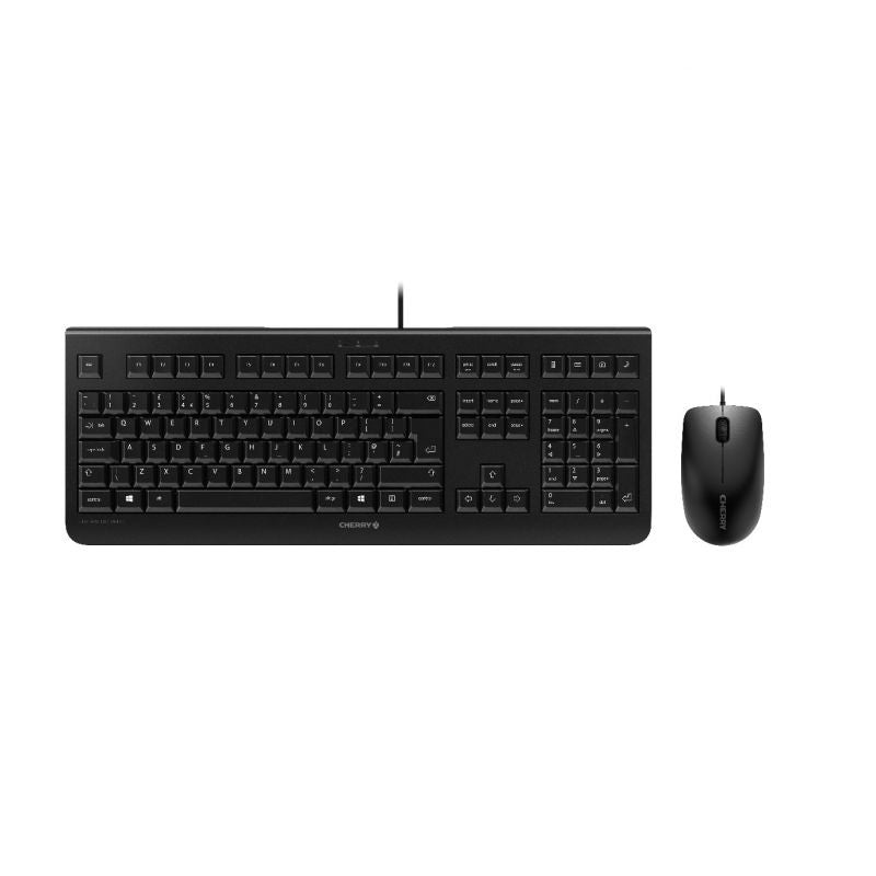 CHERRY DC 2000 keyboard Mouse included Universal USB QWERTY Italian Black