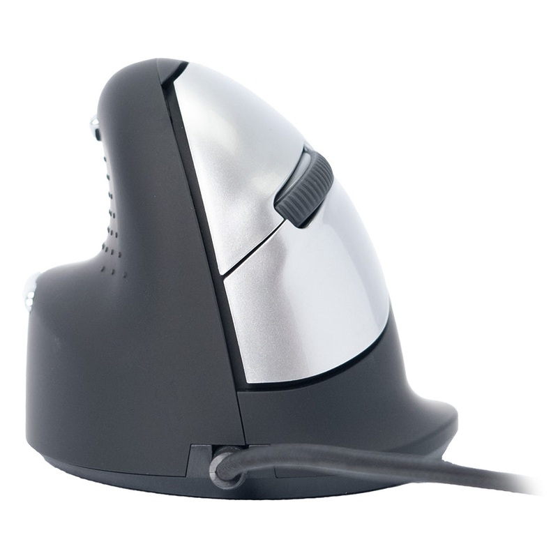 R-Go Tools Ergonomic mouse R-Go HE Break with break software, large (hand size  185 mm), left-handed, Wired, black