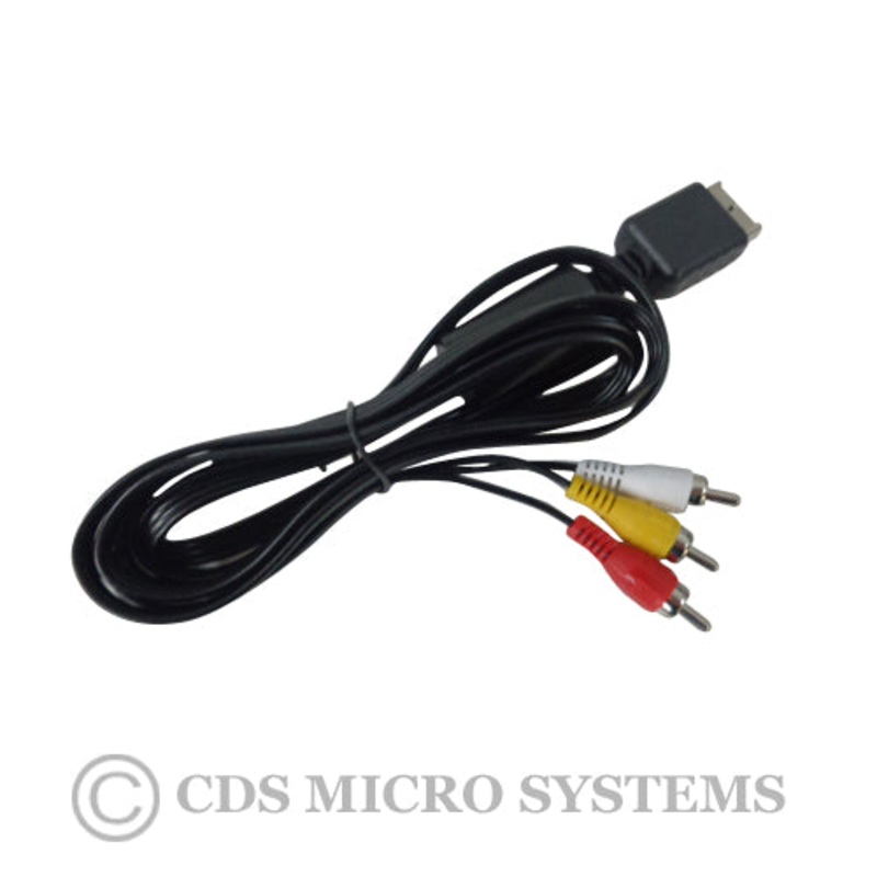 New AV Audio Video Cable Cord for Sony PlayStation PS1 PS2 PS3 Consoles