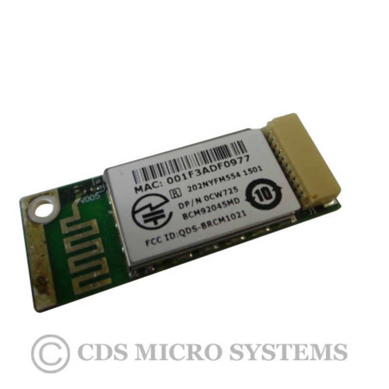 New Dell Laptop Truemobile 355 Bluetooth 2.0 Wireless Card Module CW725 RJ421
