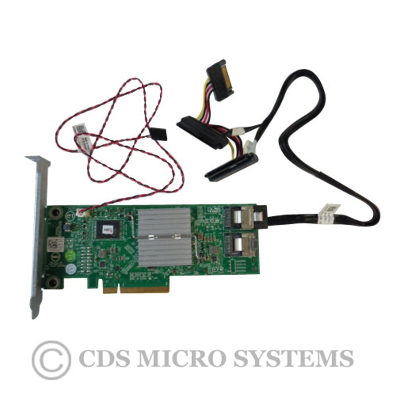 New Dell Perc H310 PowerEdge Server Integrated Raid Controller Card w/ Cables HV52W