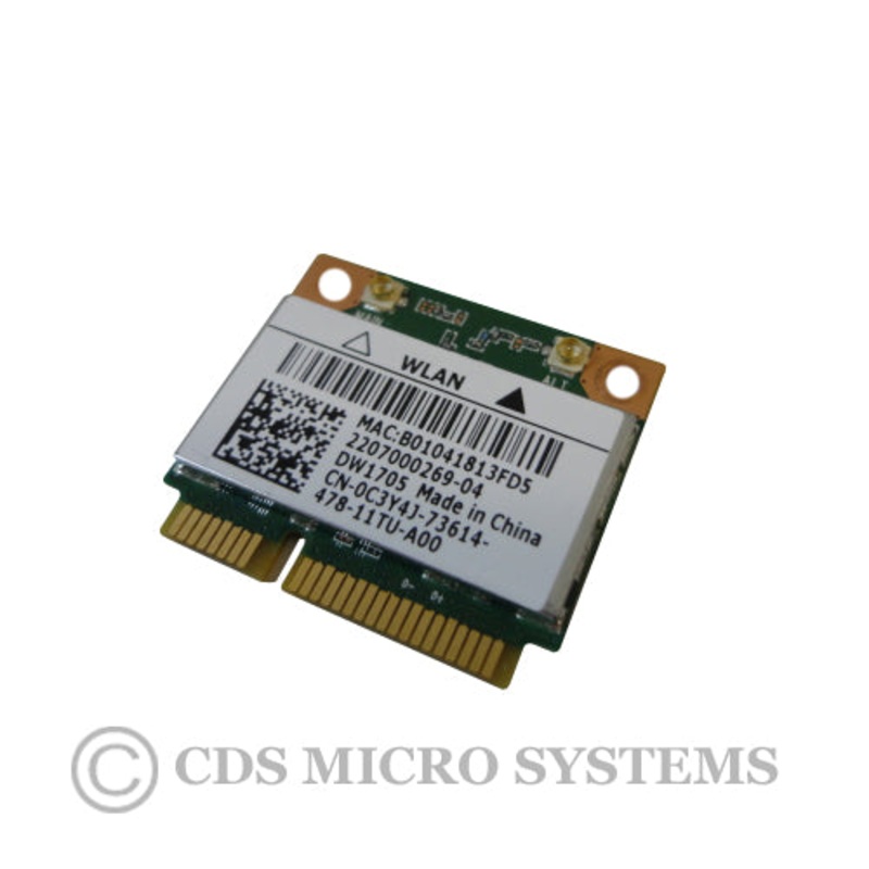New DW1705 C3Y4J Laptop Wireless WIFI WLAN Card