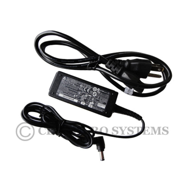 New Genuine Acer Replacement Lcd Monitor Ac Adapter Power Cord 40 Watt