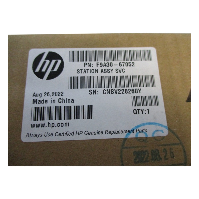 New Genuine HP DesignJet F9A30-67052 Printer Candela Service Station Assembly