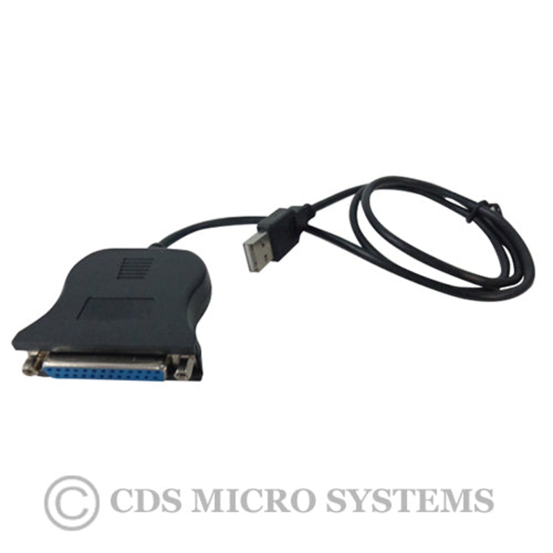 New USB 2.0 to IEEE 1284 25 Pin DB25 Female Parallel Printer Cable Adapter