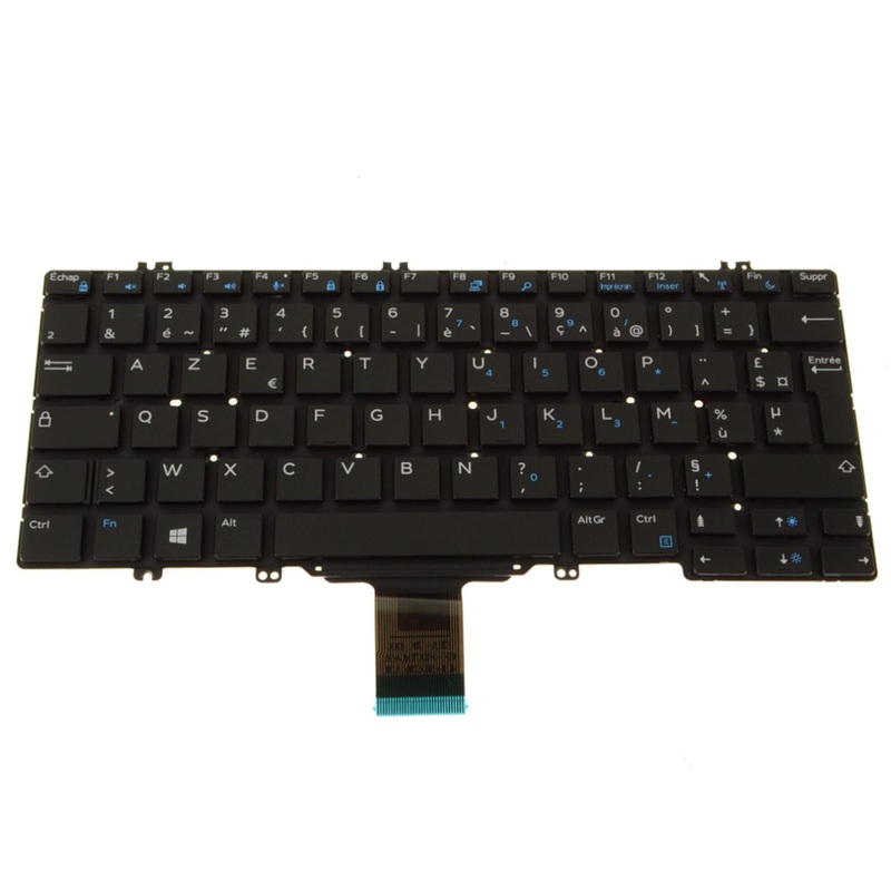 New French Dell OEM Latitude 5289 7280 5280 7380 Laptop Keyboard French H888T