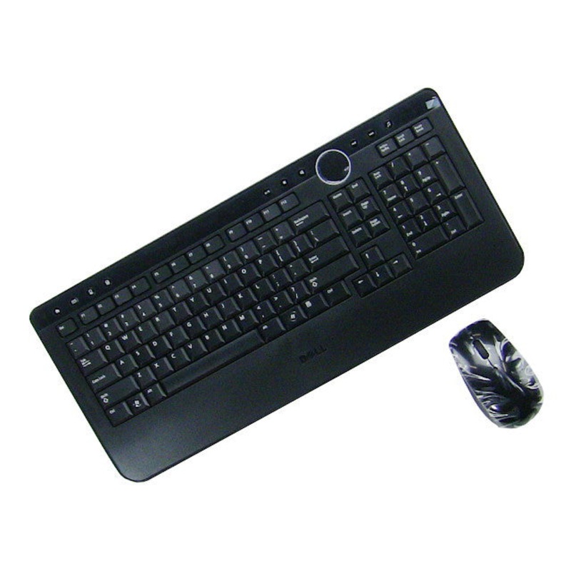 Refurbished Dell OEM Wireless Multimedia Keyboard & Mouse Kit Without USB Dongle M756C