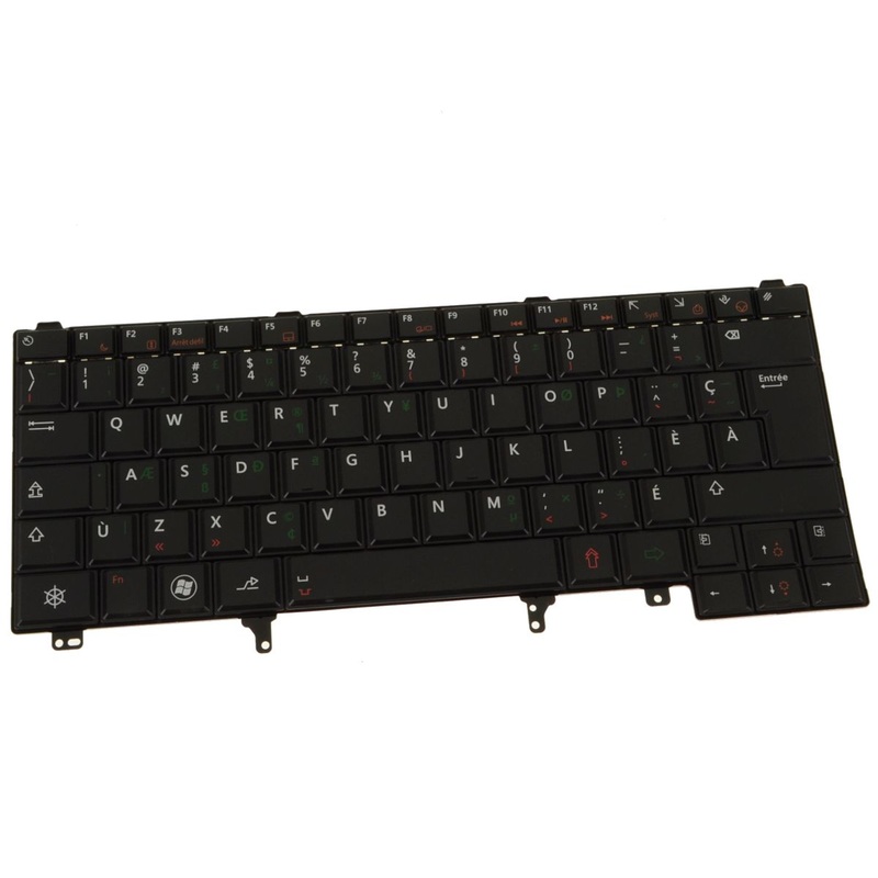 Refurbished French-Canadian Dell OEM Latitude E6430 E5430 E6330 Laptop Keyboard Non-Backlit 2X8D5