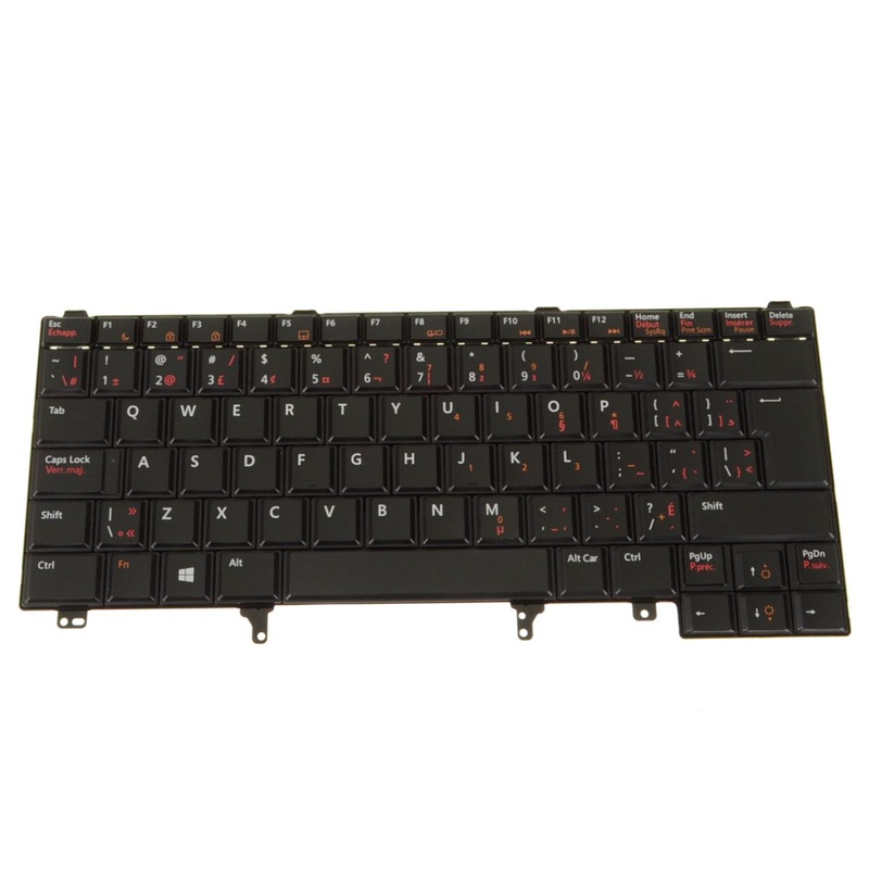 Refurbished French-English Dell OEM Latitude E6430 E5430 E6330 Laptop Keyboard Non-Backlit 07W82