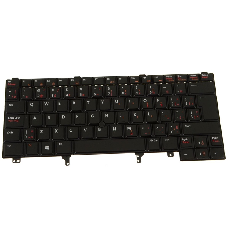 Refurbished French-English Dell OEM Latitude E6430 E5430 E6330 Laptop Keyboard Non-Backlit TP2TV